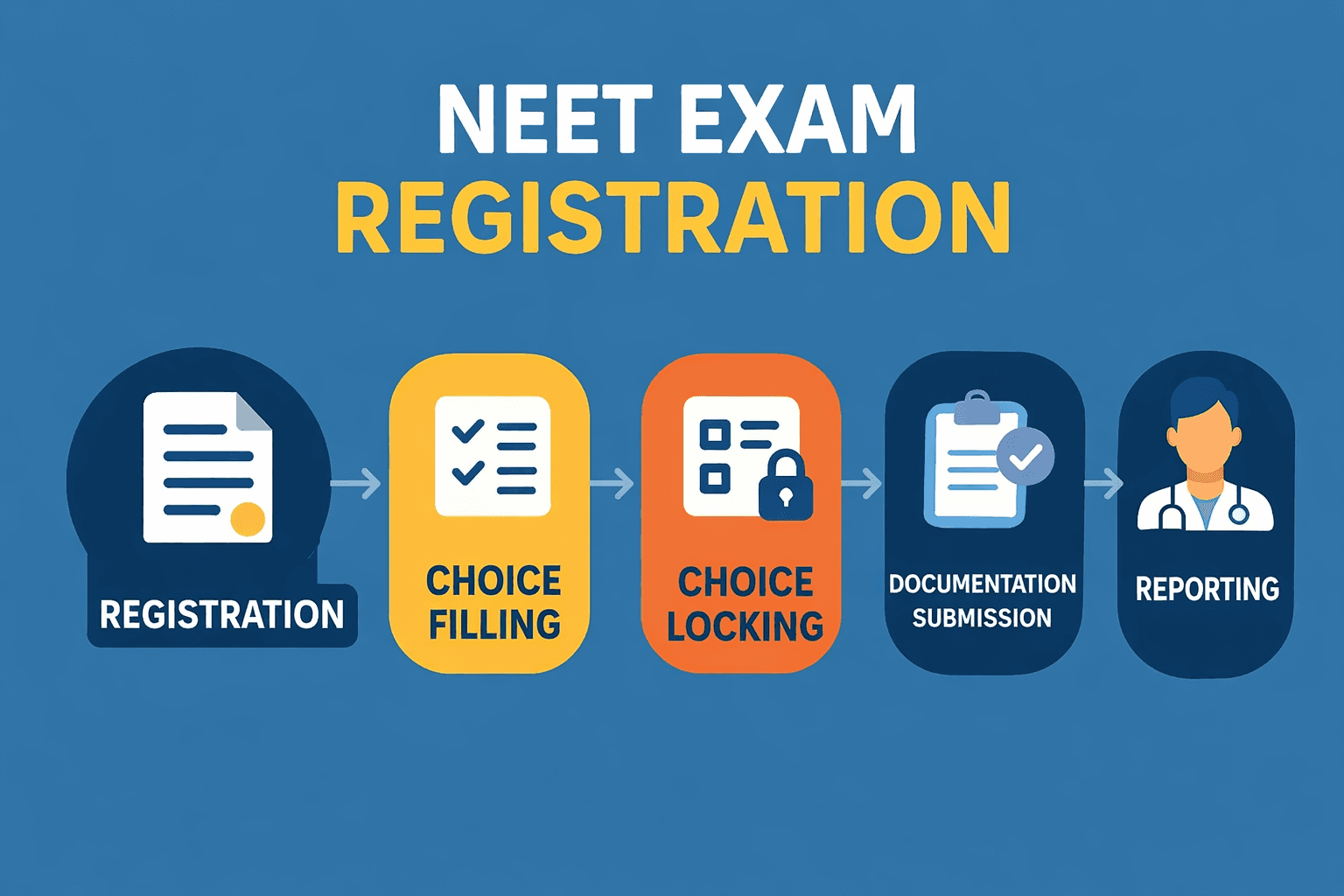 How to select Passport instead of Aadhar for NEET registration process?