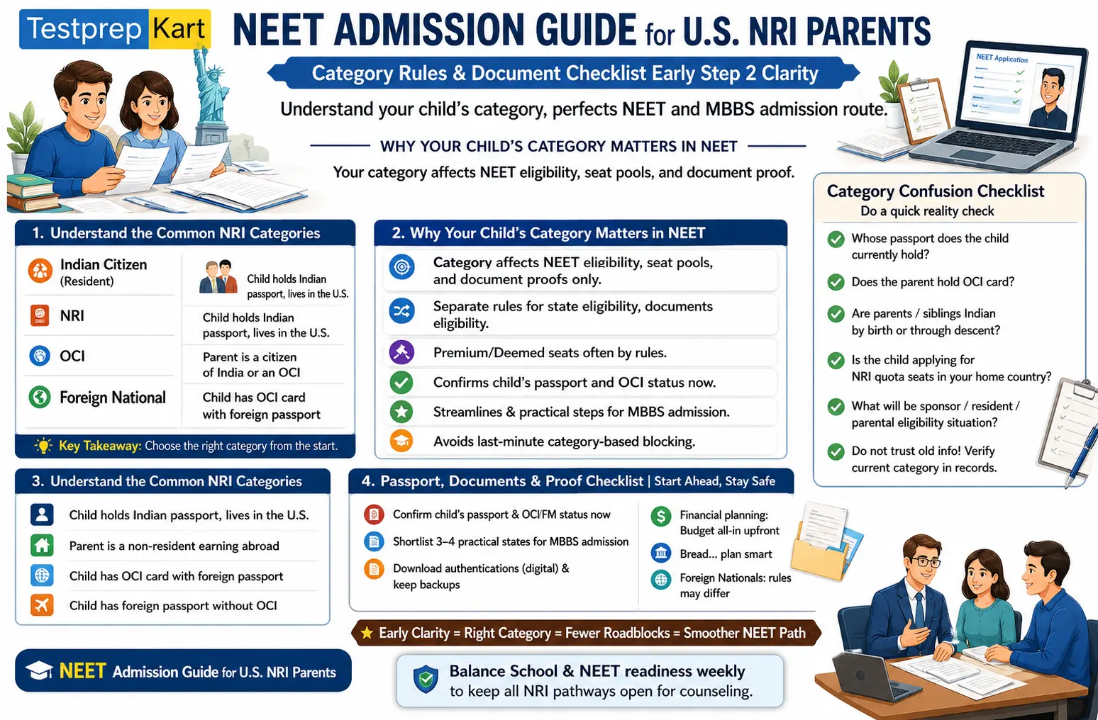 NEET Category and Document Roadmap for NRI Parents