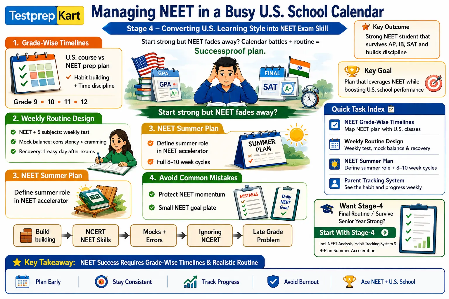 Managing NEET Logistics From USA Visual Guide